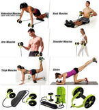 Wheel Ab Roller Double Muscle Trainer Fitness Exercise Pilates