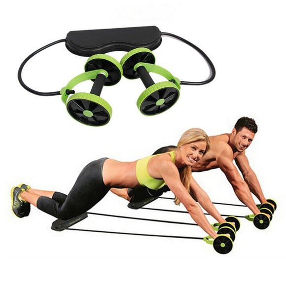 Wheel Ab Roller Double Muscle Trainer Fitness Exercise Pilates