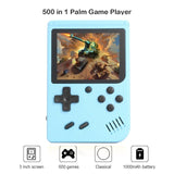 Portable Handheld Game Player 3.0 Inch Mini Retro Video Handheld Game Console Built-in 400 Games with Gamepad 2 Players Doubles