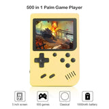 Portable Handheld Game Player 3.0 Inch Mini Retro Video Handheld Game Console Built-in 400 Games with Gamepad 2 Players Doubles