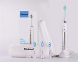 Ultrasonic Electric Toothbrush 4 Replacement Heads