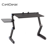 Adjustable Portable Folding Laptop Desk Computer Table Stand Tray