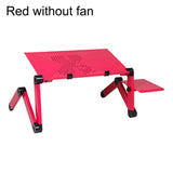 Adjustable Portable Folding Laptop Desk Computer Table Stand Tray