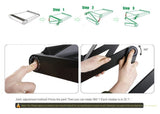 Adjustable Portable Folding Laptop Desk Computer Table Stand Tray